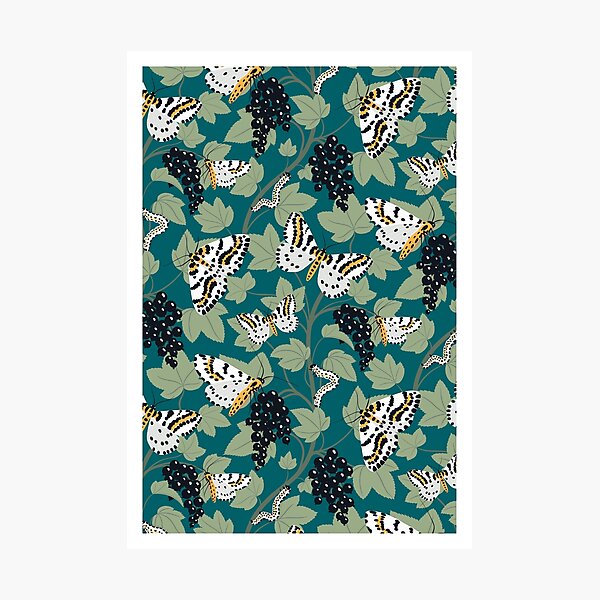 Item preview, Magpie moths designed and sold by EKP-design.