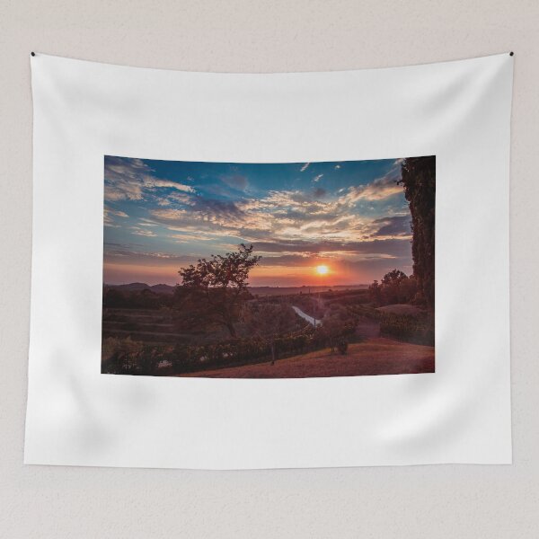 Item preview, Sunset in the vineyards of Rosazzo after the storm designed and sold by zakaz86.