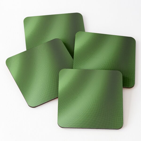 Item preview, Green waving surface background - 3d rendering illustration designed and sold by carlotoffolo.