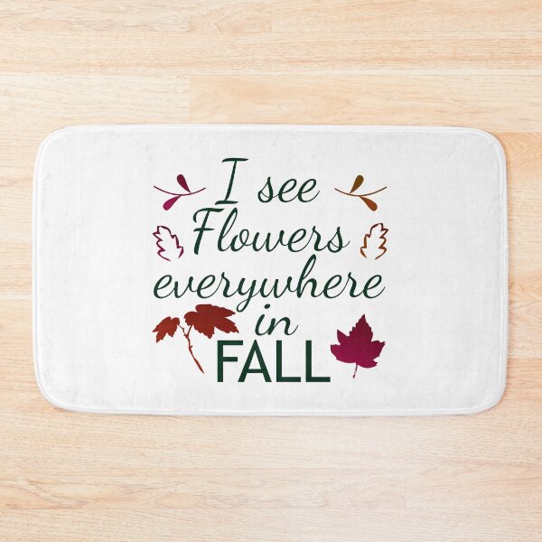 Item preview,  Autumn Fall Pretty Leaves With Words designed and sold by Oirabot.