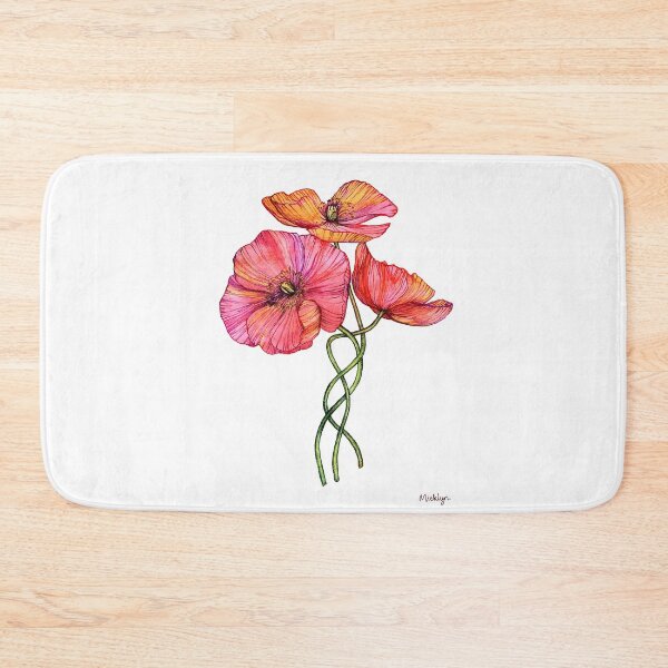 Item preview, Peach & Pink Poppy Tangle designed and sold by micklyn.