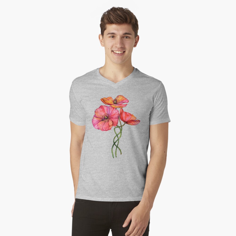 Item preview, V-Neck T-Shirt designed and sold by micklyn.
