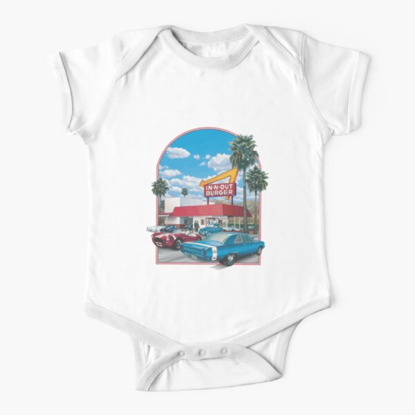 in n out burger Short Sleeve Baby One-Piece