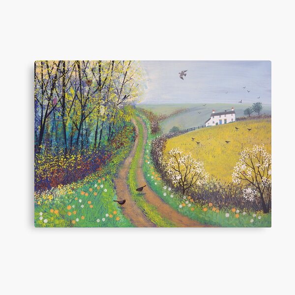 Spring Lane Metal Print