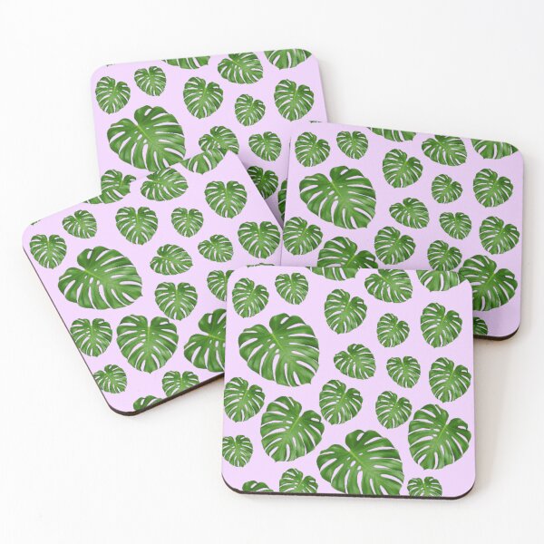 Item preview, pink monstera leaves  designed and sold by emilyyyxdouglas.