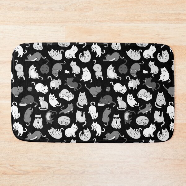 Item preview, Cute Cats Pattern Illustration designed and sold by BluePlanet.