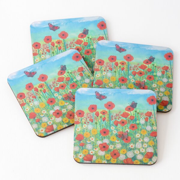 Item preview, Peacocks and Poppies designed and sold by Jo Grundy.