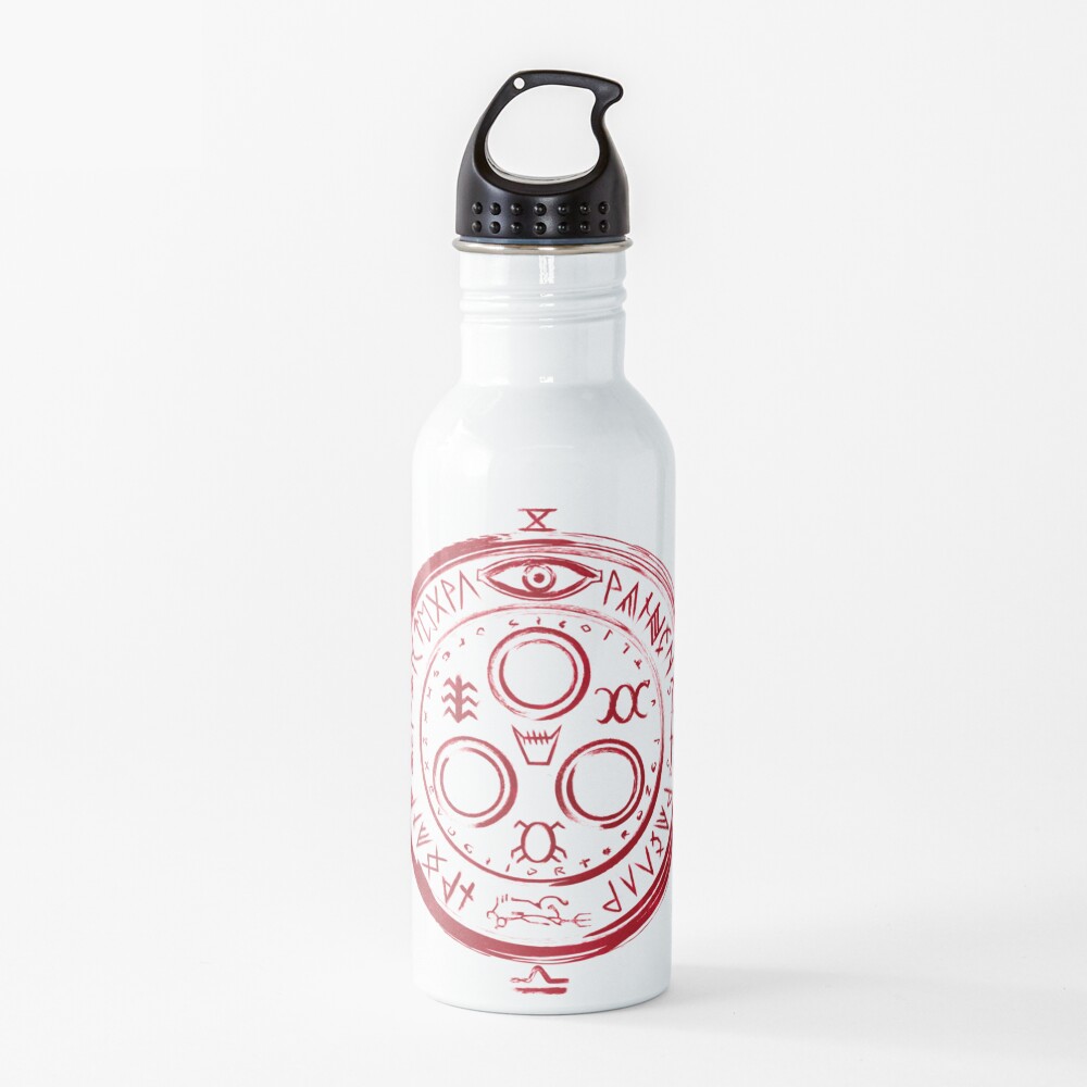 silent seal of the sun behind the hill - blood edition Water Bottle