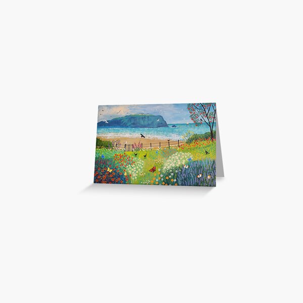 Garden Beside the Sea Greeting Card