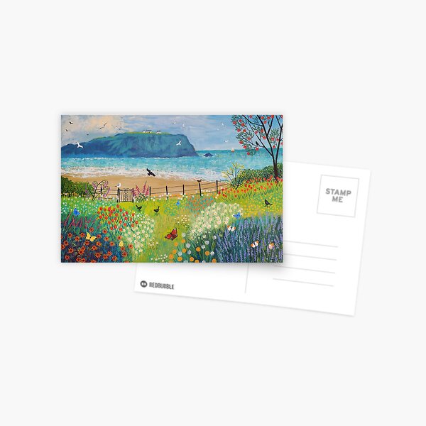 Garden Beside the Sea Postcard