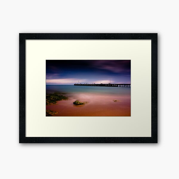Docrell Lane Pier Framed Art Print