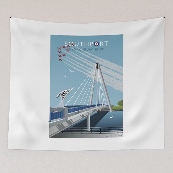 Item preview, Red Arrows at Southport Marine Way Bridge designed and sold by andrewamoore.