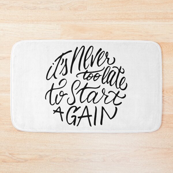 Item preview, It's never too late to start again - Aerosmith Quote designed and sold by premedito.