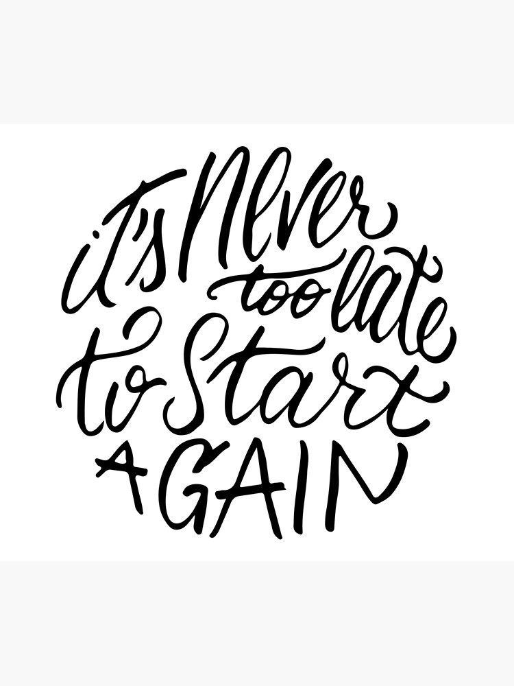 It S Never Too Late To Start Again Aerosmith Quote Greeting Card By Premedito Redbubble