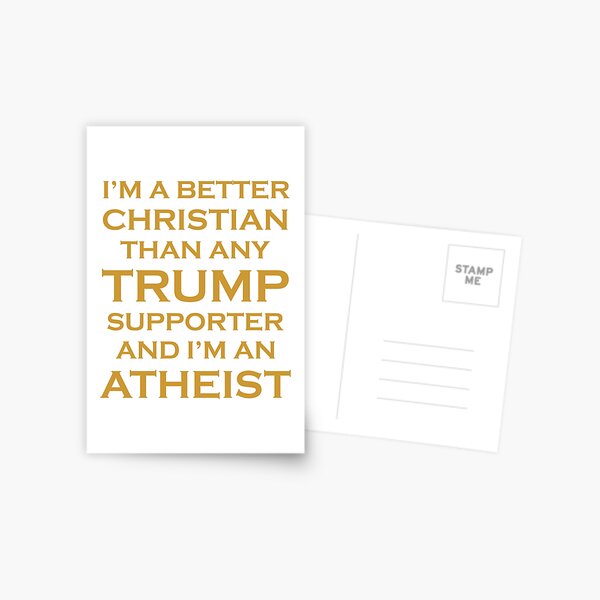 Item preview, BETTER THAN TRUMP SUPPORTER Anti Trump funny 2020 election designed and sold by hadleydesigns.