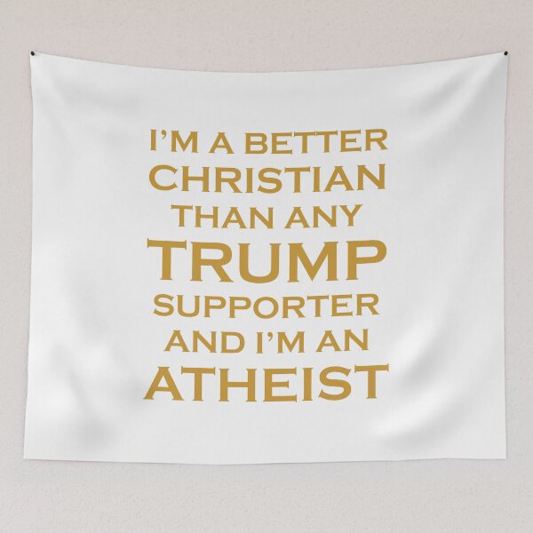 Item preview, BETTER THAN TRUMP SUPPORTER Anti Trump funny 2020 election designed and sold by hadleydesigns.