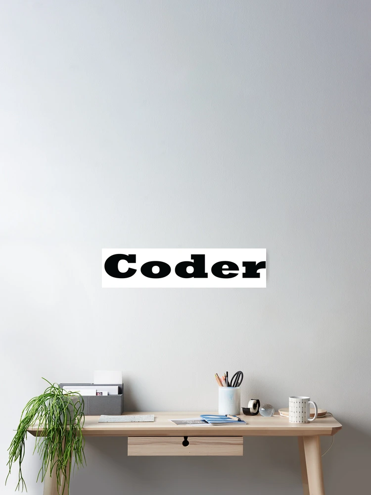 Thumbnail 2 of 3, Poster, Coder Startup Code Programming Software Engineering designed and sold by ProjectX23.