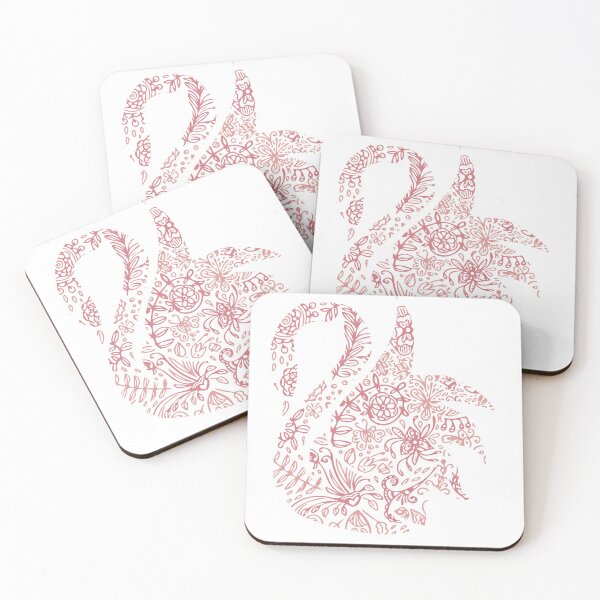 Item preview, Swan - Pink designed and sold by CapnMarshmallow.