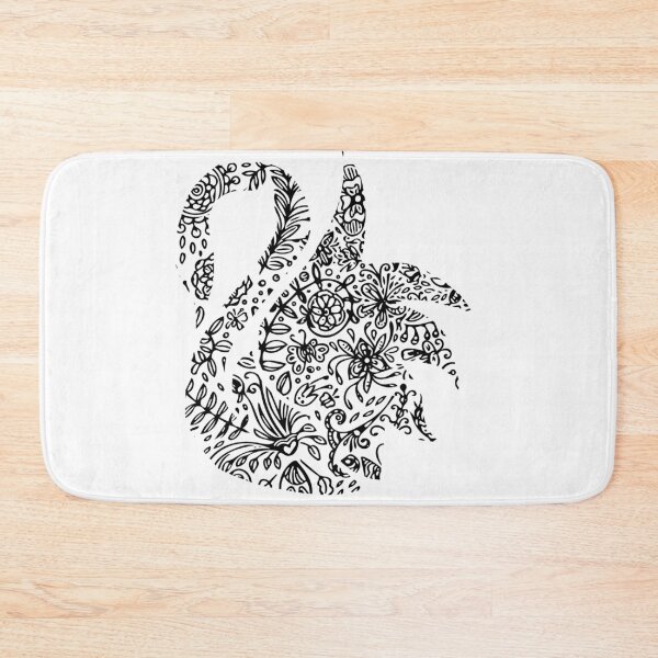 Item preview, Swan - Black designed and sold by CapnMarshmallow.