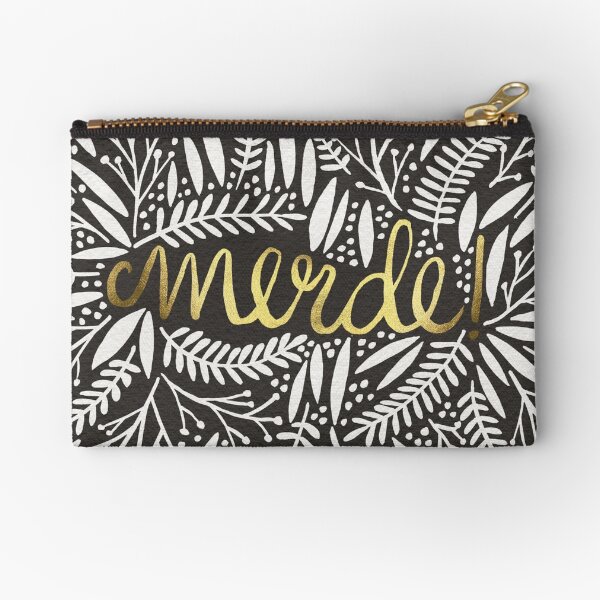 Item preview, Pardon My French – Gold on Black designed and sold by Cat Coquillette.