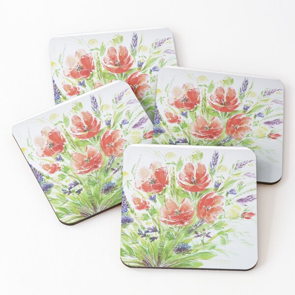 Item preview, Poppies in the summer - meadow bouquet designed and sold by Bettina Kröger.