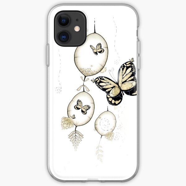 Papillon du Monde Graine - Papillon du monde des semences Coque souple iPhone