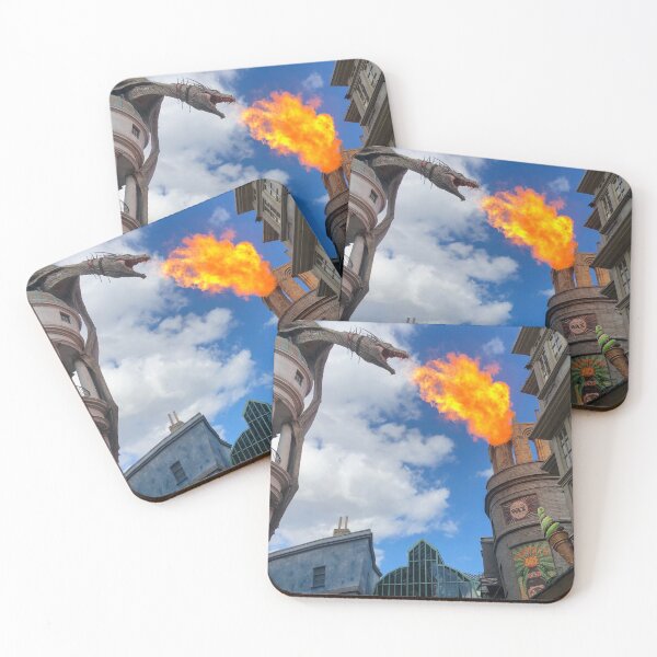 Item preview, Dragon flames - Gringotts Wizarding Bank designed and sold by Sarah McPherson.