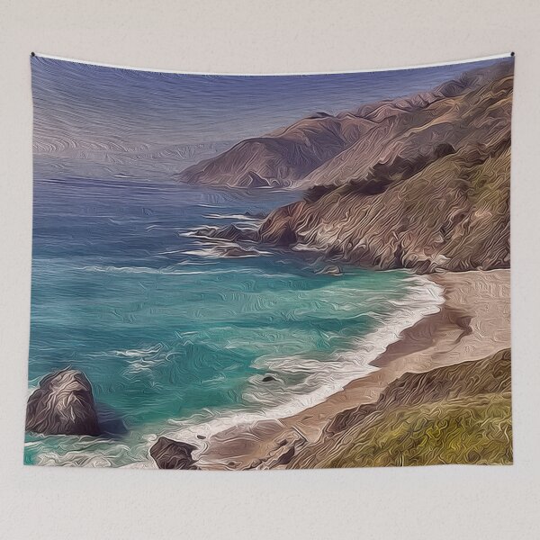 Item preview, Digital Art Composition of Californias Big Sur Pacific Coast. designed and sold by davidelder.