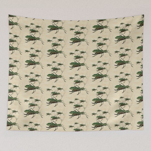 Item preview, Grasshoppers on the March designed and sold by AntiqueImages.