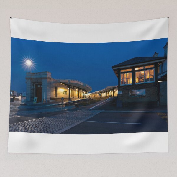 Item preview, Folkestone Harbour Station by Night  designed and sold by hawkie.