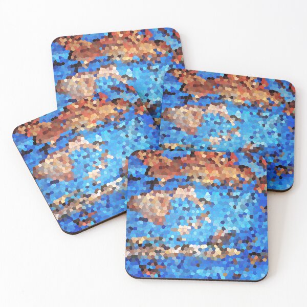 Item preview, Abstract Stained Glass Marble Image designed and sold by SassyClassyMe.