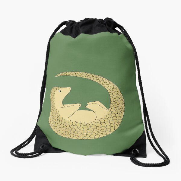Pipisin Pangolin Drawstring Bag