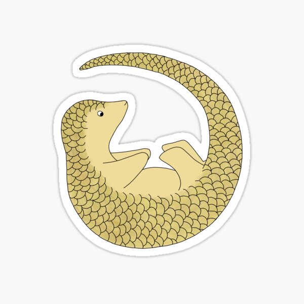 Pipisin Pangolin Sticker