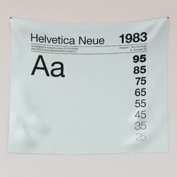 Item preview, Helvetica Neue Typography Graphic Design designed and sold by paperpark.