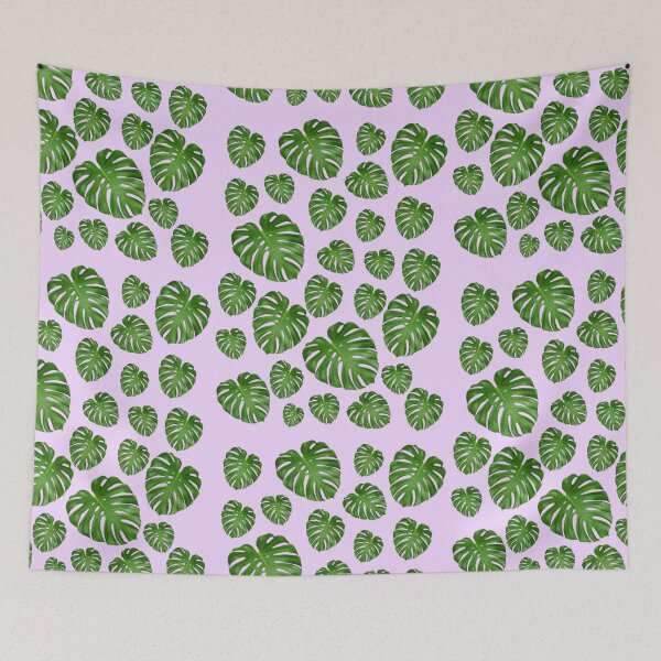 Item preview, pink monstera leaves  designed and sold by emilyyyxdouglas.