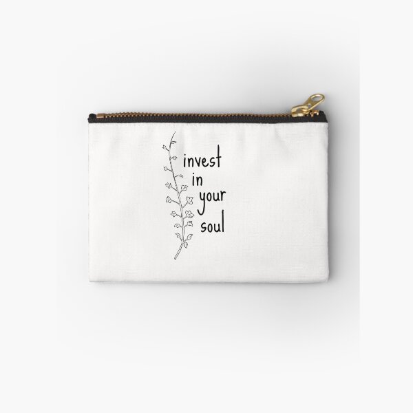 Item preview, Invest In Your Soul White Cute Funny Gift Sarcastic Happy Fun Introvert Awkward Geek Hipster Silly Inspirational Motivational Birthday Present designed and sold by EpsilonEridani.