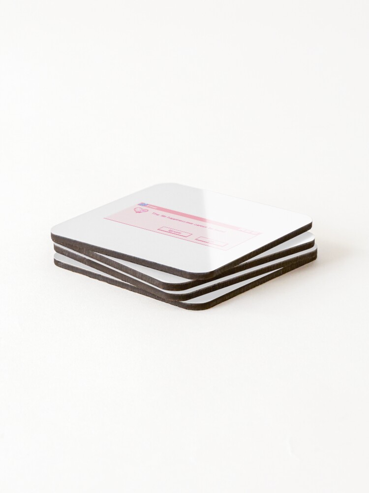 Thumbnail 4 of 5, Coasters (Set of 4), error window designed and sold by daesangsuga.