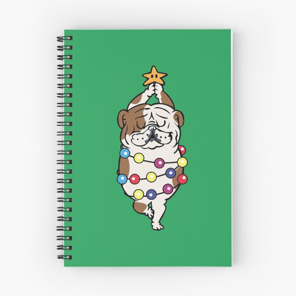 Item preview, English Bulldog Merry Christmas designed and sold by Huebucket.