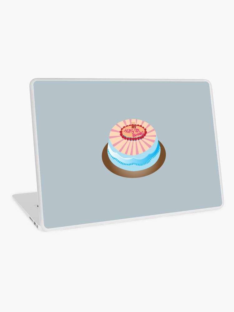 Skin Adhesive D Ordinateur Gateau Anniversaire Par Flodom Redbubble