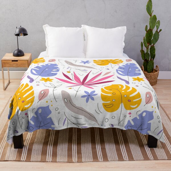 Item preview, Bright tropical plants. Cool summer pattern designed and sold by zuperelectracat.
