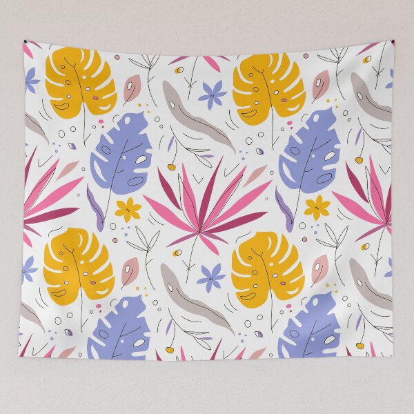 Item preview, Bright tropical plants. Cool summer pattern designed and sold by zuperelectracat.