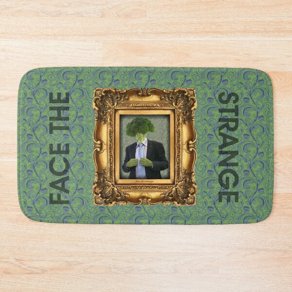 Item preview, Broccoli Man in Vintage Frame designed and sold by FaceTheStrange.