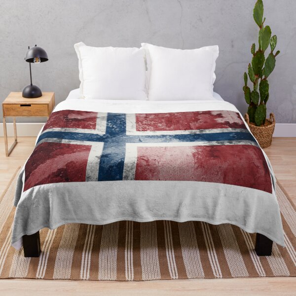 Artikelvorschau, Norwegen vintage Flagge entworfen und verkauft von mangro.