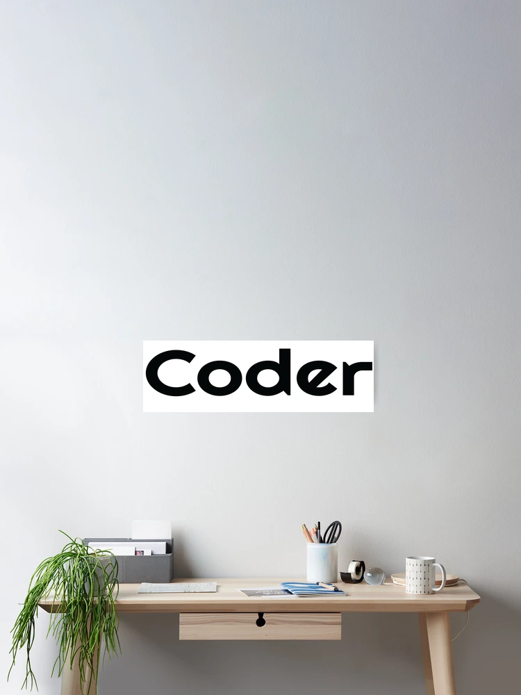 Thumbnail 2 of 3, Poster, Coder Startup Code Programming Software Engineering designed and sold by ProjectX23.