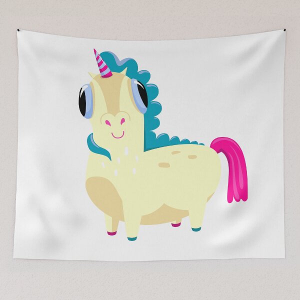 Item preview, Cute cartoon unicorn designed and sold by zuperelectracat.