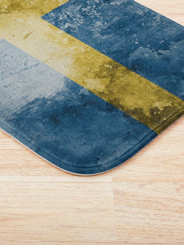 "Sweden vintage flag" Bath Mat by mangro Redbubble