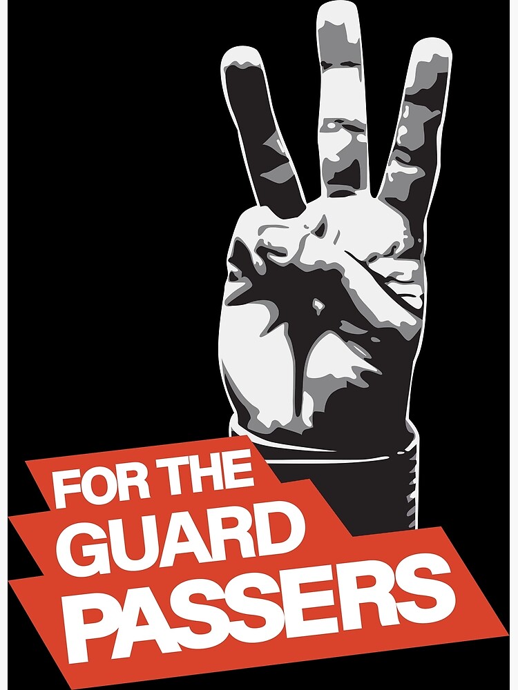 "Guard Passer" Poster for Sale by FaixaPretta Redbubble
