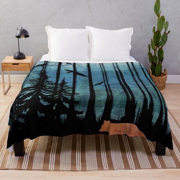 Item preview, Misty Forest Fox - Brush Strokes designed and sold by maryedenoa.