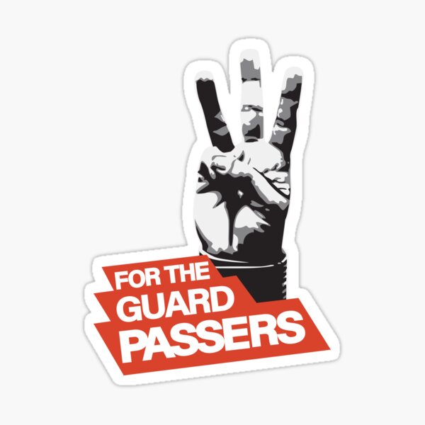 "Guard Passer" Sticker by FaixaPretta Redbubble