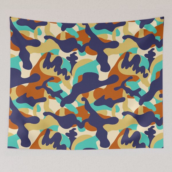 Item preview, Abstract urban camouflage pattern designed and sold by zuperelectracat.